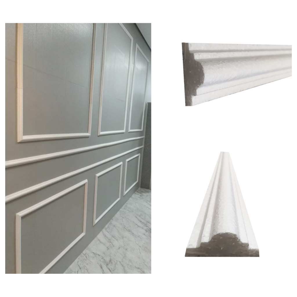 Boiserie de Isopor 60 Metros Roda Meio