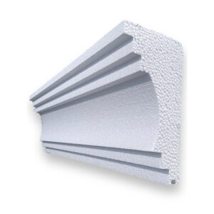 moldura externa pingadeira isopor casa caixote 10 Mt fachada.