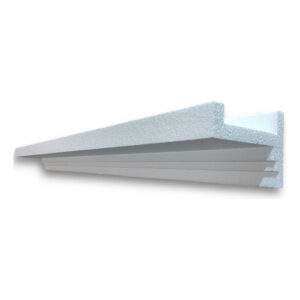 Sanca de isopor Led Spot 13,5cm x1m kit com 8 MT Moldura Teto igual Gesso