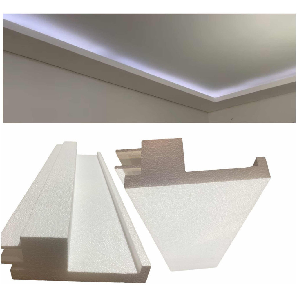 Sanca Tabicado 10 Moldura Teto Forro Aberta Led