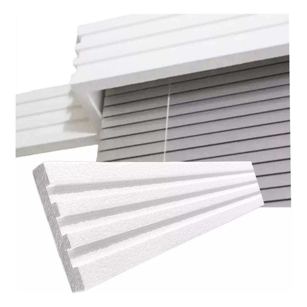 Cortineiro de Isopor 8 MT Sanca Roda Teto Moldura
