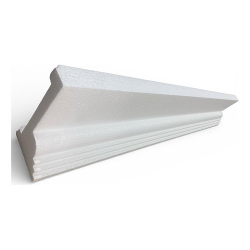Isopor Spot Led Sanca Teto De Isopor 4 Mt Promoção Branco