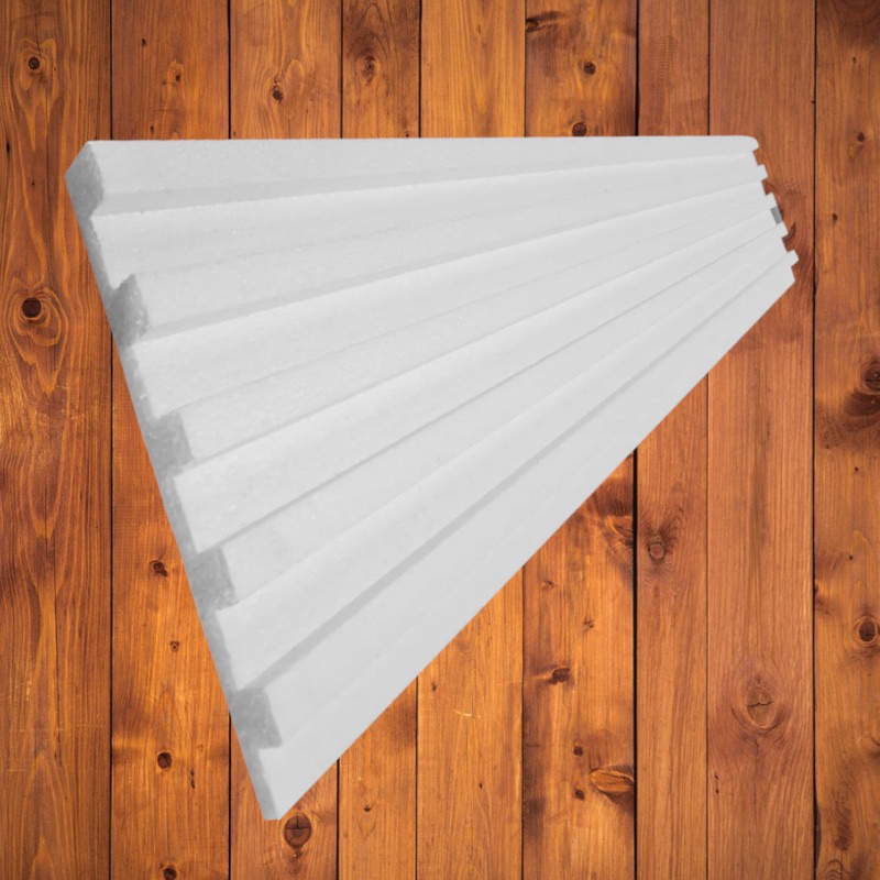 2 placas painel ripado isopor lambriu lambril - Imagem 2