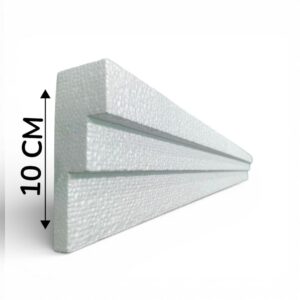 Moldura de Isopor Sanca Teto Rodateto 40MT 10CM FRENTE