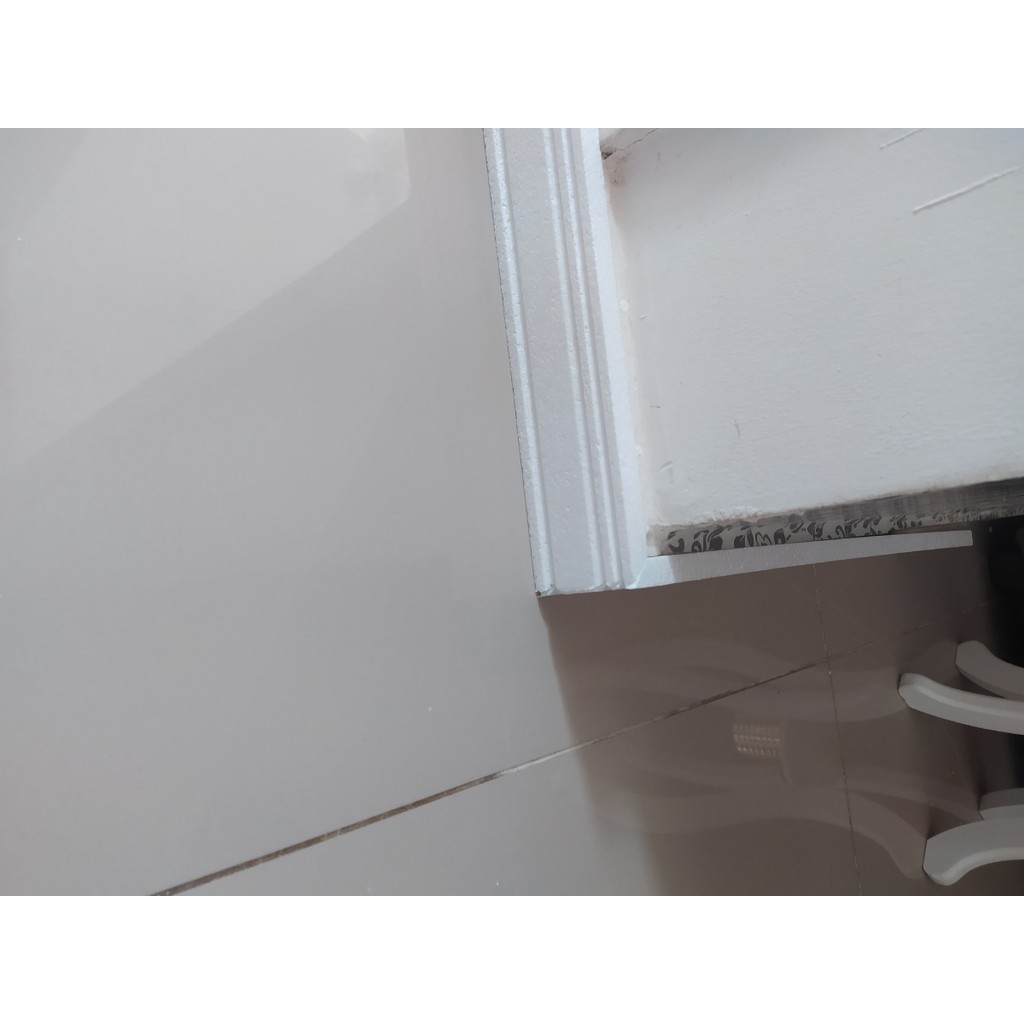 Moldura Guarnição P/ Porta E Janela Isopor Kit 15 Mts 8cm largura - Imagem 7