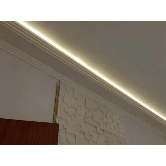 LED Sanca De Teto 12 Mts Para Spot E Led Moldura Isopor 15cm x 1m SPOT LED FIO LED - Imagem 2