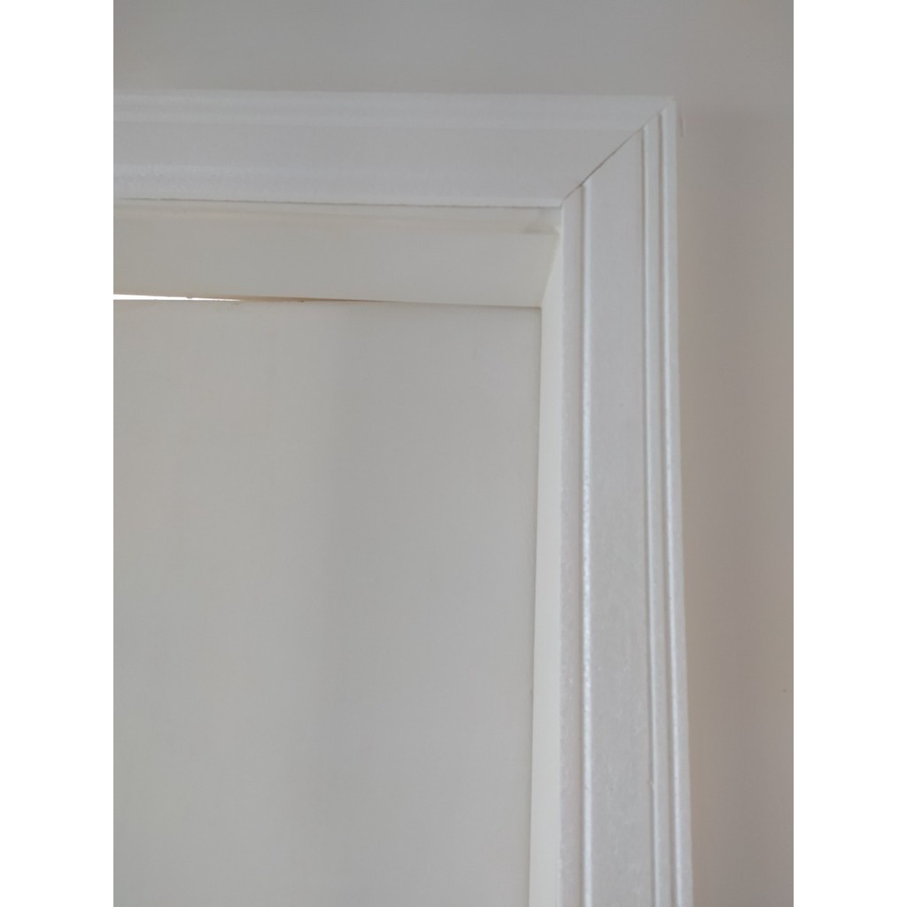 Moldura Guarnição P/ Porta E Janela Isopor Kit 15 Mts 8cm largura - Imagem 2